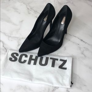 Brand new; has been professional resoled blk suede